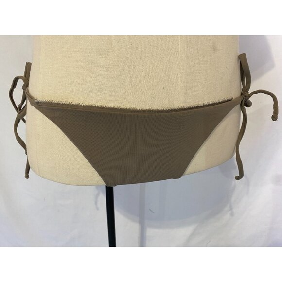 KENZO Tan Nude Two Piece Bikini Set Top Sz 34C + Bottom Sz 12 Bathing Suit - Picture 3 of 16